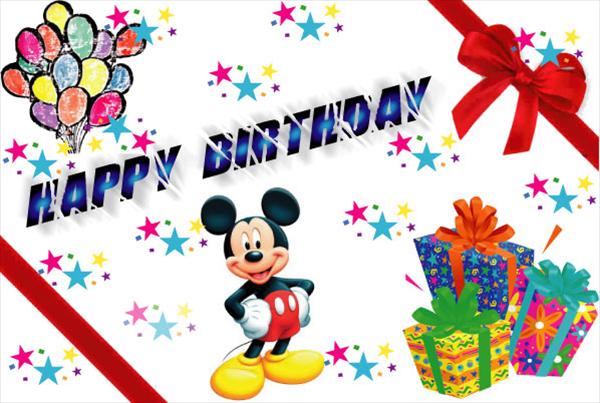 Happy Birthday Mickey Mouse