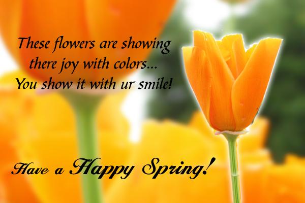 Have a happy spring