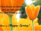 Have a happy spring