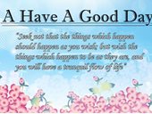 Have a good day