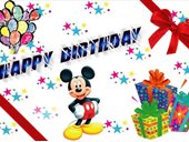 Happy Birthday Mickey Mouse