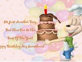 Happy Birthday Sweetheart