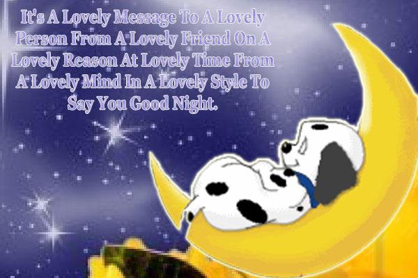 To Say Good Night