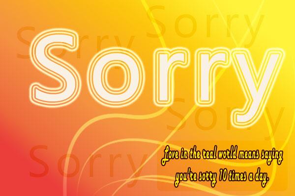 Sorry