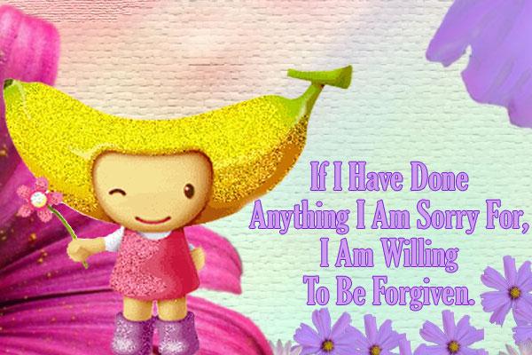 I Am Sorry