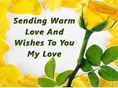 Warm Wishes For My Love