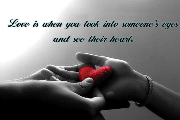 Love someone