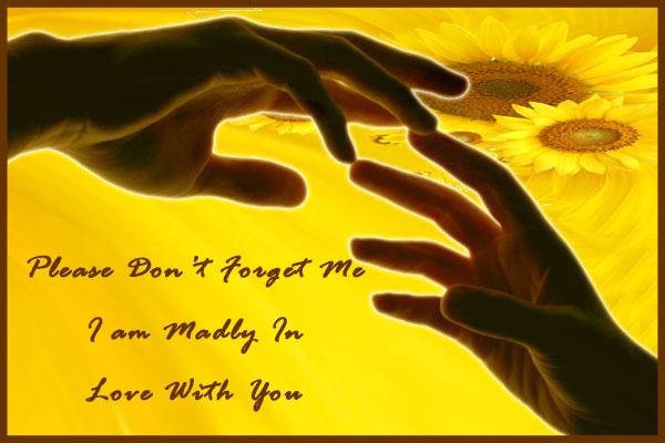 Please Don't Forget Me