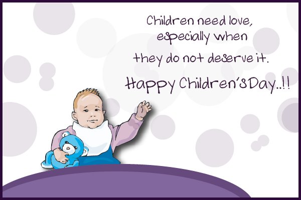 Children need love