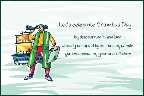 Let's celebrate Columbus Day