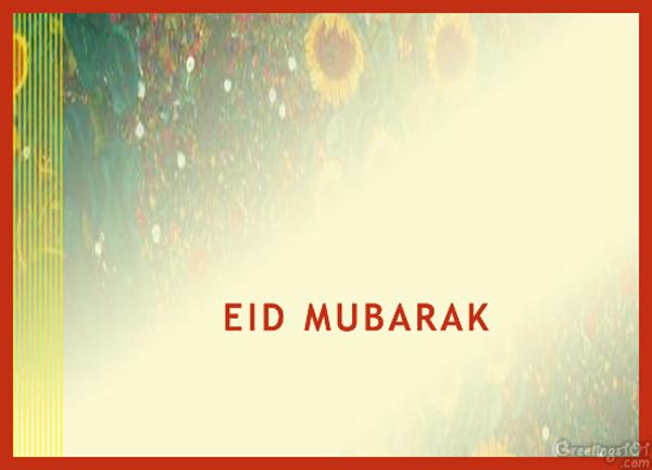 Eid mubarak