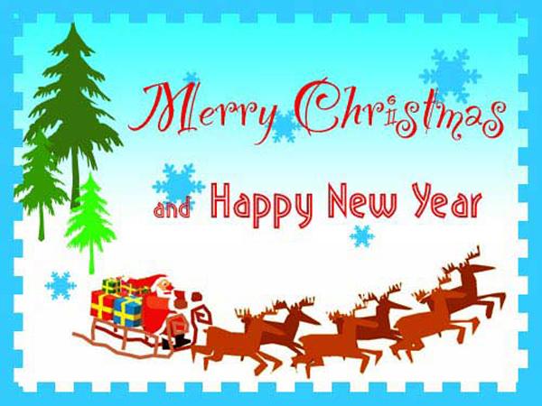 Merry christmas and happy new year