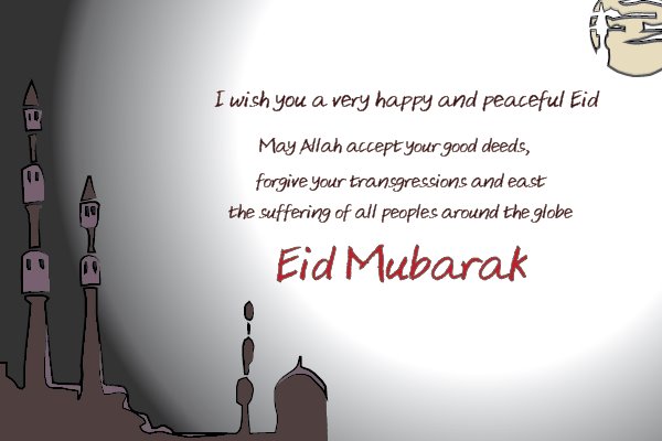 Happy and peaceful Eid