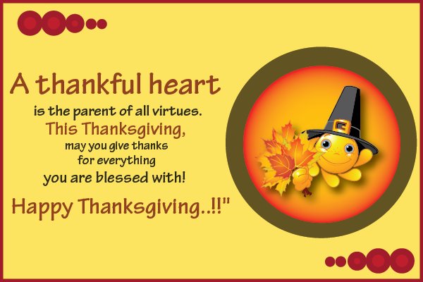 A thankful heart