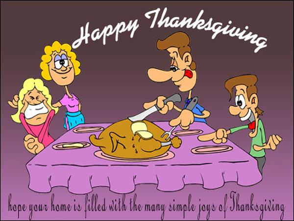 Happy thanksgiving hope your home is filled many simple joys