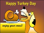 Happy turkey day enjoy your meal