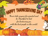 Thankful to God