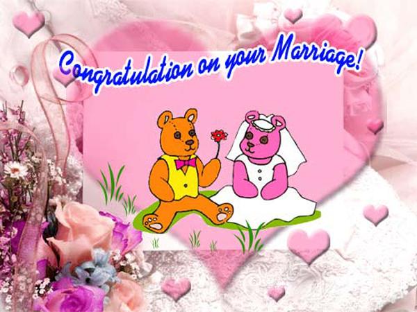 Congratulations on your marriage