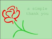 A simply thanks